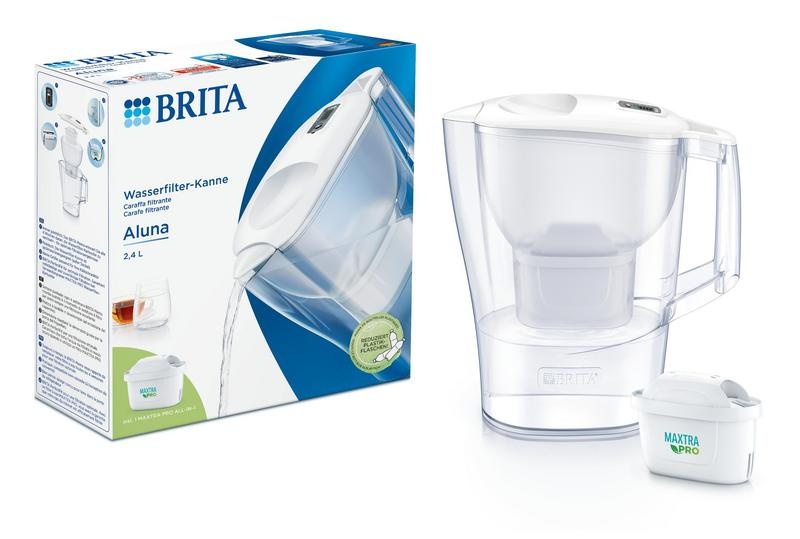 Brita Brita Wasserfilterkanne Aluna cool white (1 Stück)