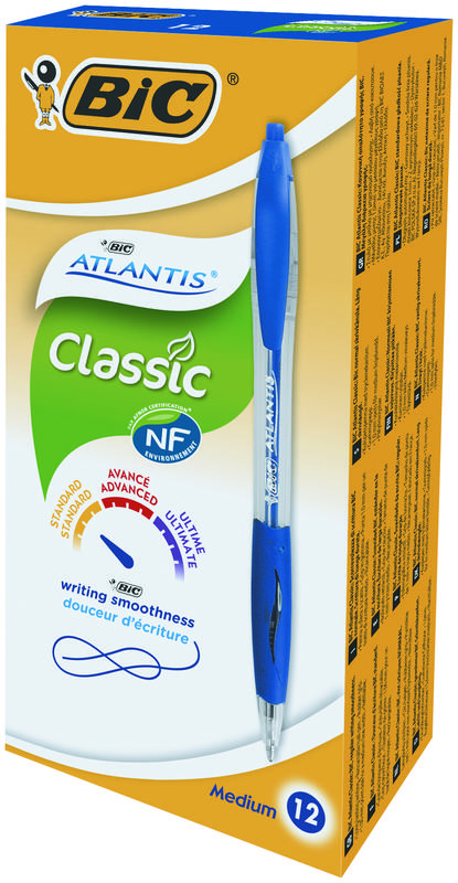 BIC Atlantis Stifte blaue Box (12 Stück)