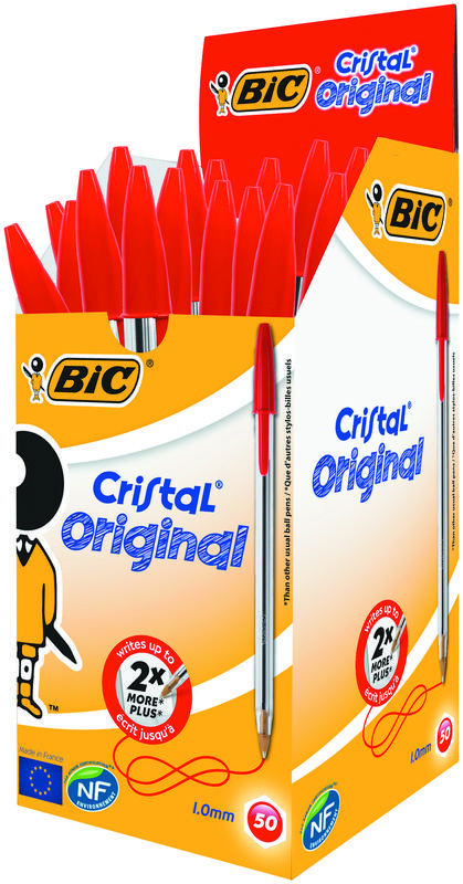 BIC BIC Cristal Stifte rote Box (50 Stück)