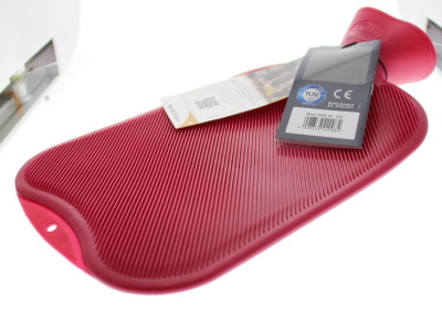 Fashy Wärmflaschenbeutel Cranberry Double Rib (2 Liter)