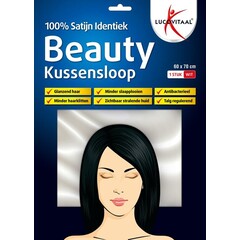 Lucovitaal Kissenbezug Schönheit 100 % Satin 60x70cm (1 Stück)