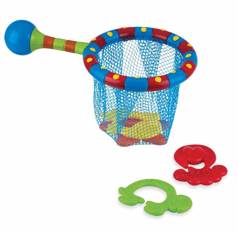 Nuby Badespielzeugnetz mit 4 Spielzeugen (1 Set)
