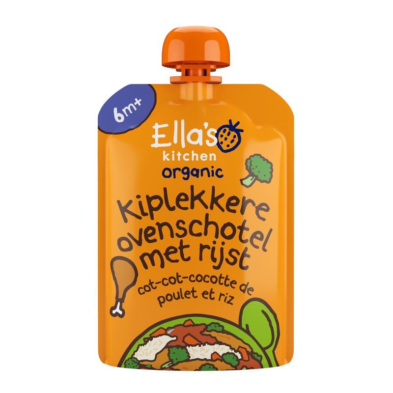 Ella's Kitchen Chicken leckerer Auflaufreis 6+ Monate Bio (130 Gramm)