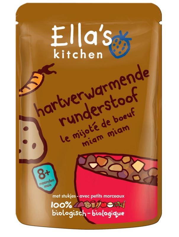 Ella's Kitchen Herzerwärmender Rindereintopf 8+ Monate Bio (190 Gramm)