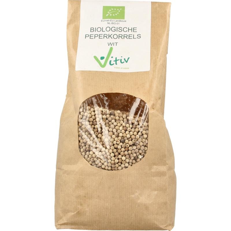 Vitiv Vitiv Weiße Pfefferkörner Bio (1 kg)
