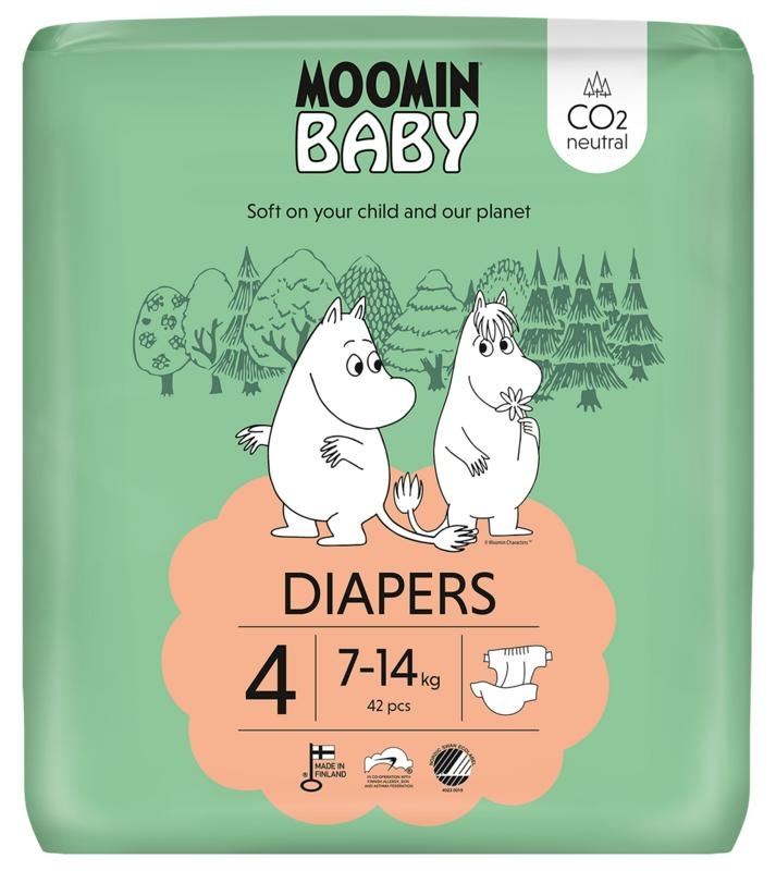 Moomin Mumin Babywindeln Größe 4 (42 Stück)