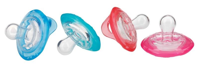 Nuby Nuby Natural Flex Cherry Schnuller 6-36 Monate grün/blau (1 Stück)