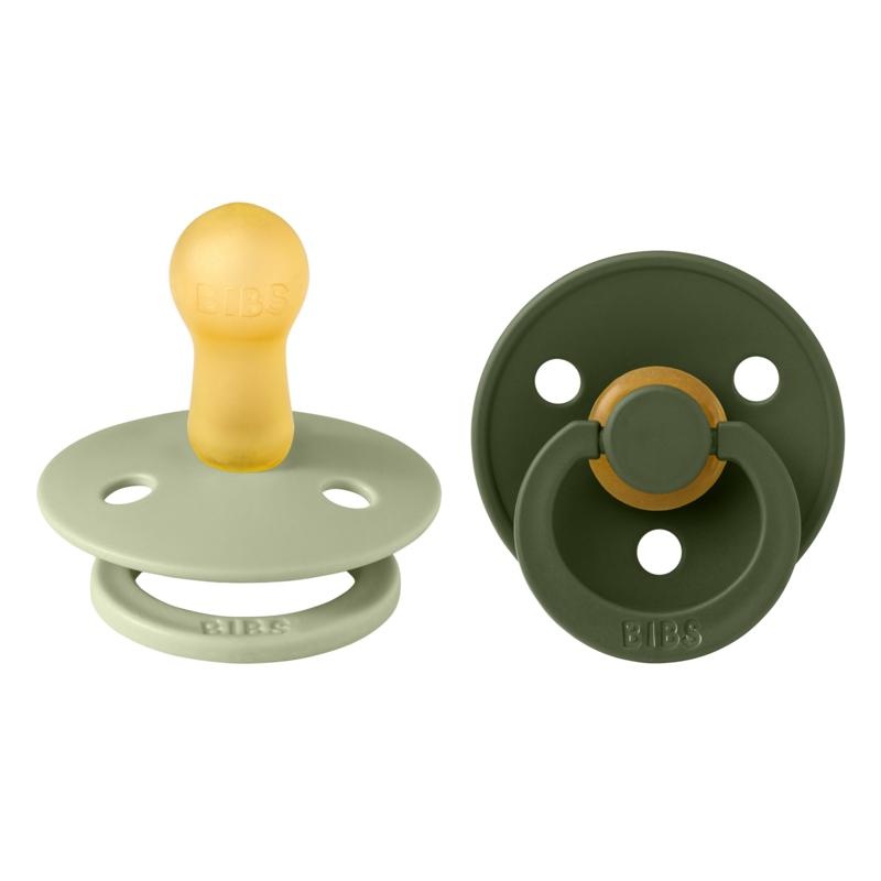 Bibs Bibs Schnuller Größe 2 - Salbei/Huntergrün 2er-Pack (2 Stück)
