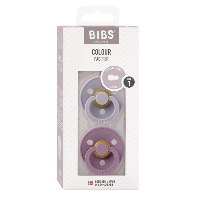 Bibs Bibs Schnuller Größe 1 mauve/fossil grey (2 Stück)