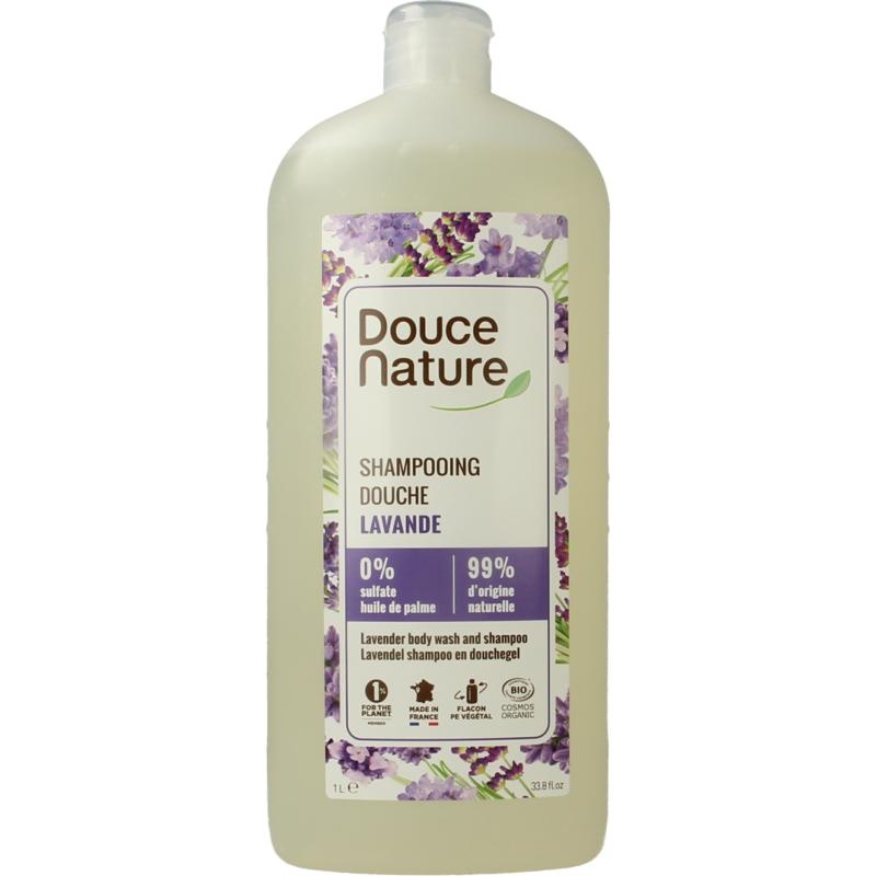 Douce Nature Duschgel & Shampoo Lavendel Bio (1 Liter)
