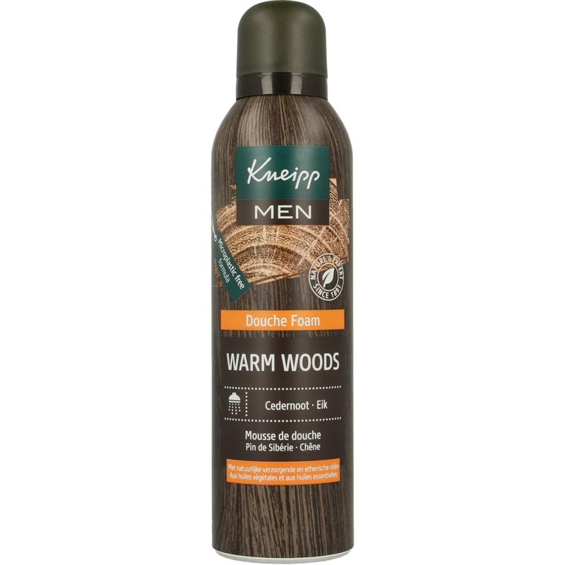 Kneipp Men Warm Woods Duschschaum Zedernuss (200 Ml)