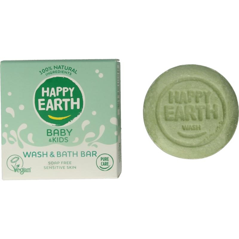 Happy Earth Wasch- und Badeseife Baby & Kinder (50 Gramm)
