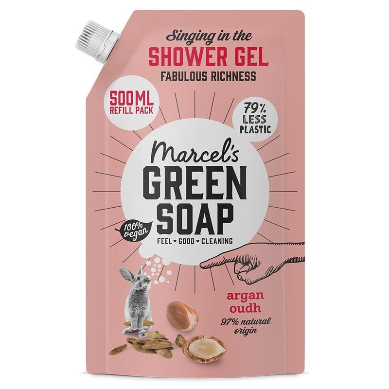 Marcel's GR Soap Duschgel Argan & Oud Nachfüllung (500 Ml)