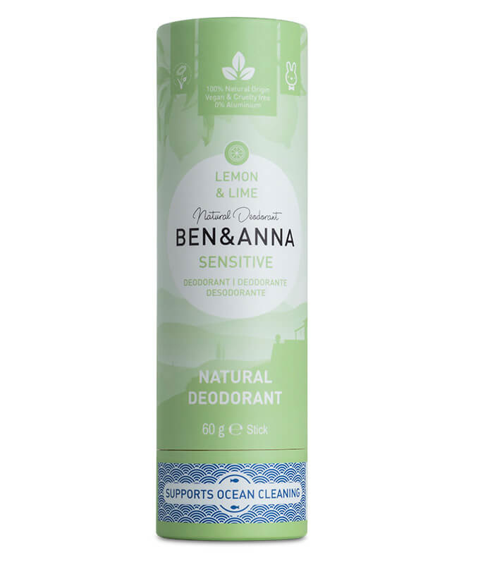 Ben & Anna Ben & Anna Deodorant Zitrone & Limette empfindlich (60 Gramm)