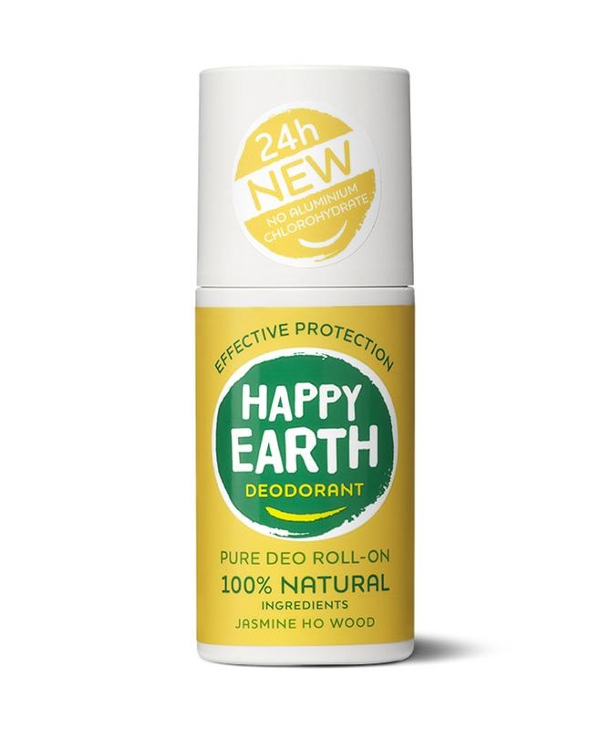 Happy Earth Deodorant-Rolle auf Jasmin-Ho-Holz (75 Ml)
