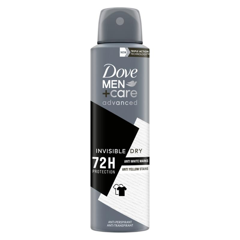 Dove Deodorant Spray Men+ Care Invisible Dry (150 Ml)