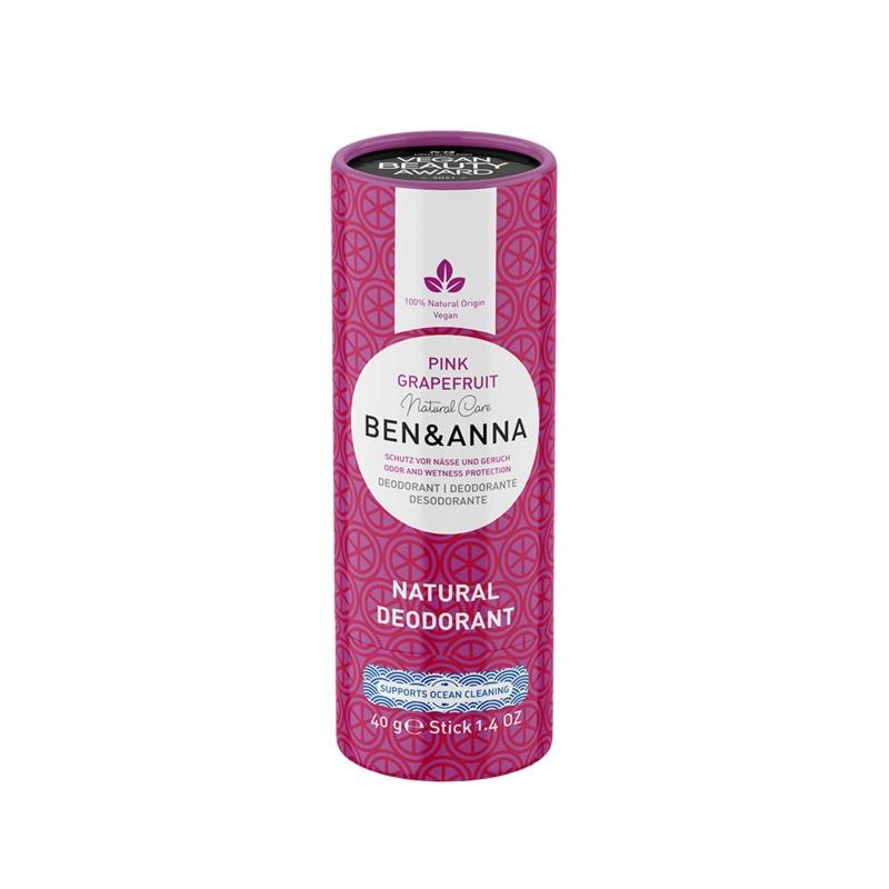 Ben & Anna Deodorant Pink Grapefruit Papiertube (40 Gramm)