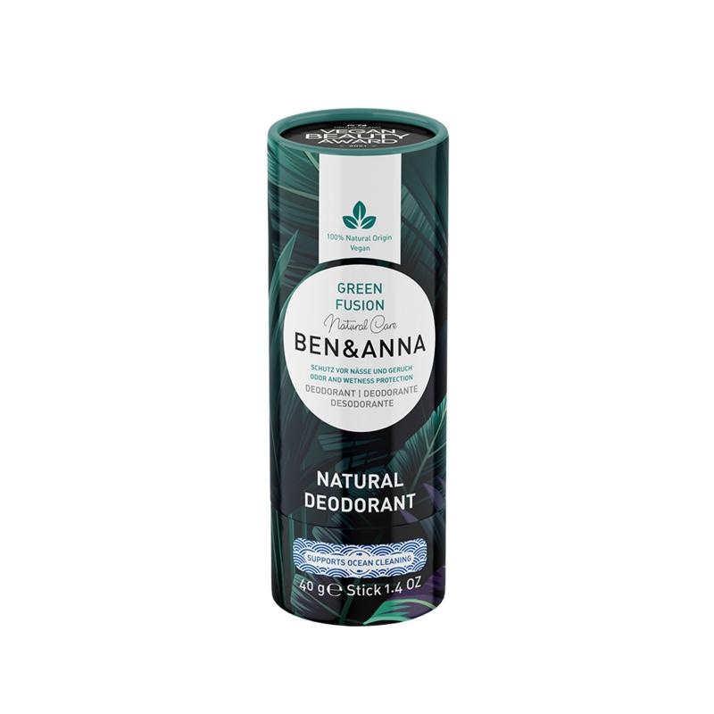 Ben & Anna Ben & Anna Deodorant Green Fusion Papiertube (40 Gramm)