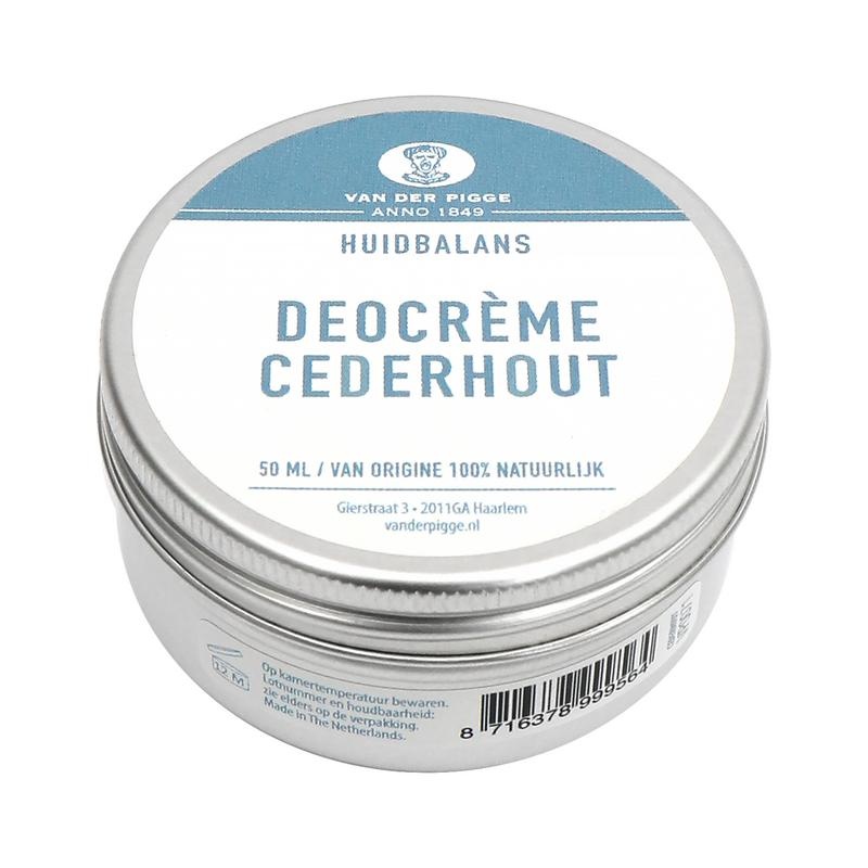 Van der Pigge Skin Balance DeoCreme Zeder (50 Ml)
