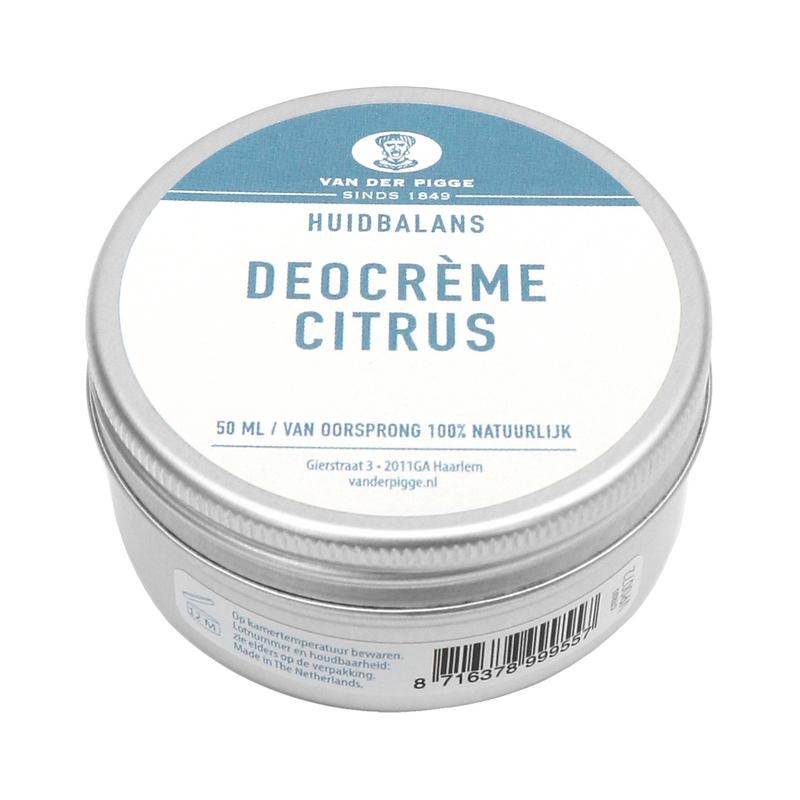 Van der Pigge Van der Pigge Skin Balance DeoCreme Citrus (50 Ml)