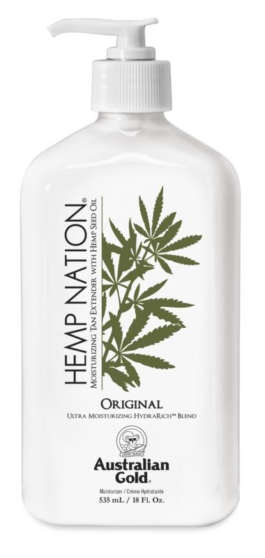 Australian Gold Hemp Nation Original feuchtigkeitsspendender Bräunungsverlängerer (535 Ml)