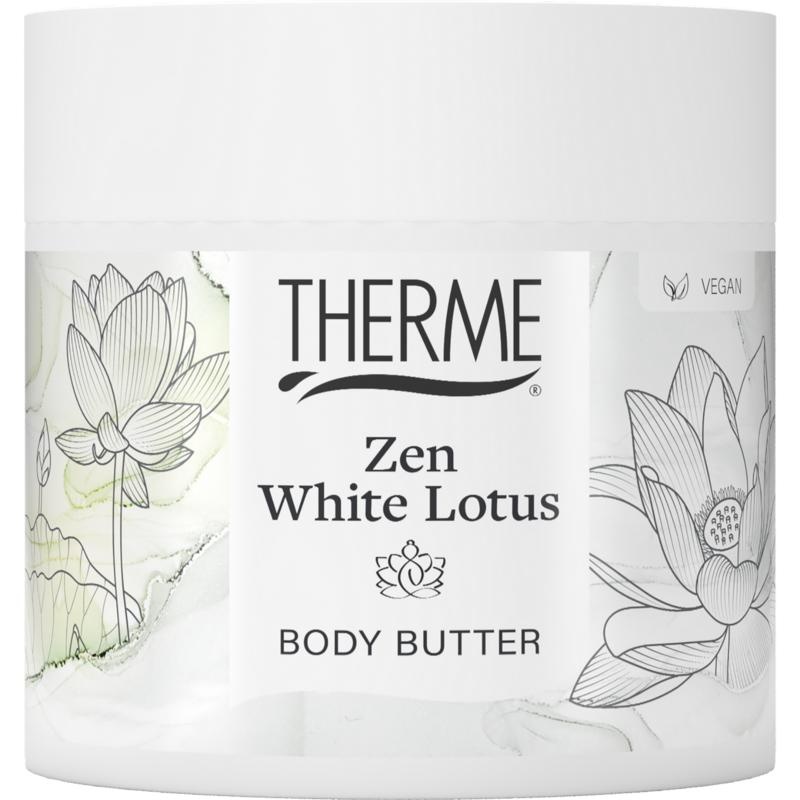 Therme Zen Körperbutter mit weißem Lotus (225 Gramm)