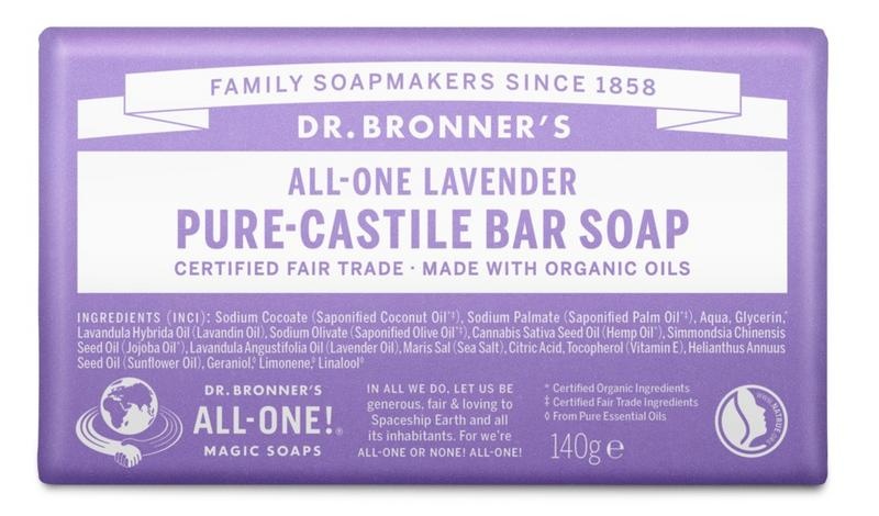 Dr Bronners Dr. Bronners Seifenstück Lavendel (140 Gramm)