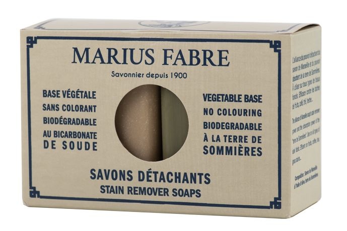 Marius Fabre Marseille Fleckenseifen für dunkle und weiße Wäsche (2 Stück)