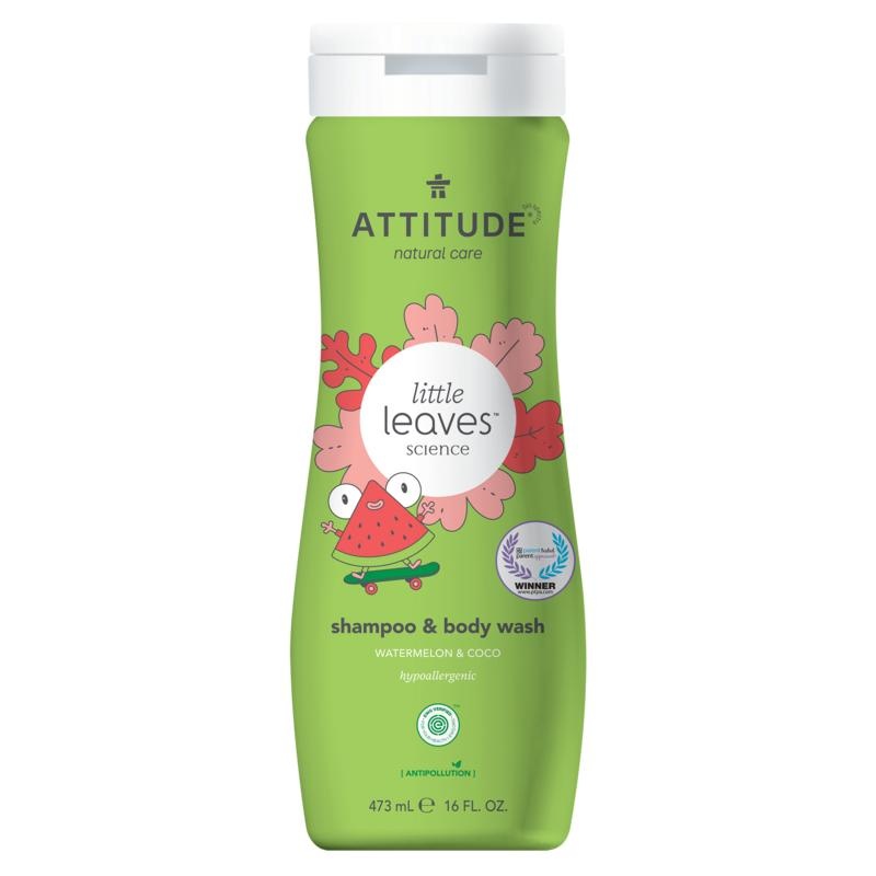 Attitude Attitude Shampoo 2 in 1 Little Leaves Melone (475 Milliliter)