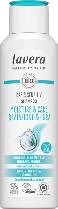 Lavera Shampoo Basic Sensitive Feuchtigkeit & Pflege EN-IT (250 Ml)