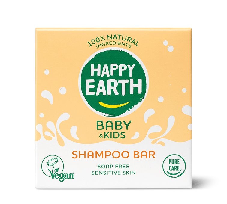 Happy Earth Shampoo-Riegel für Babys und Kinder (50 Gramm)