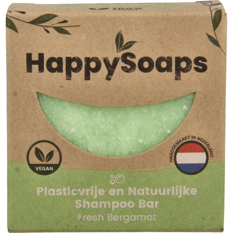 Happysoaps Happysoaps Shampoo-Riegel frische Bergamotte (70 Gramm)