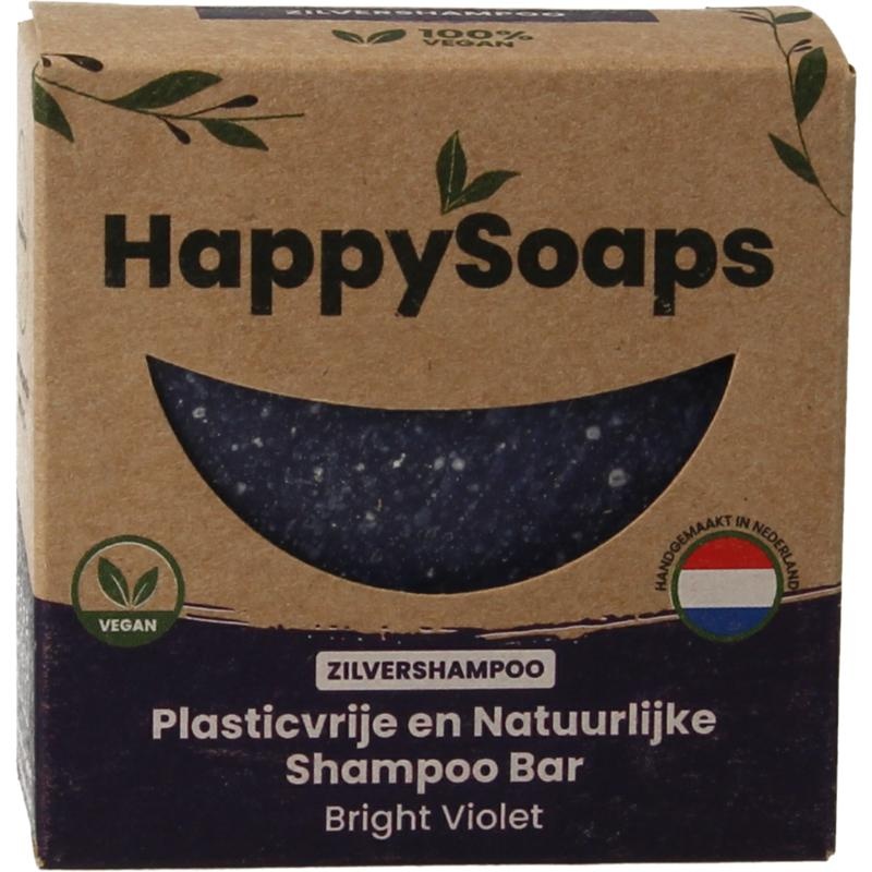 Happysoaps Happysoaps Shampoo-Riegel leuchtend violett (70 Gramm)