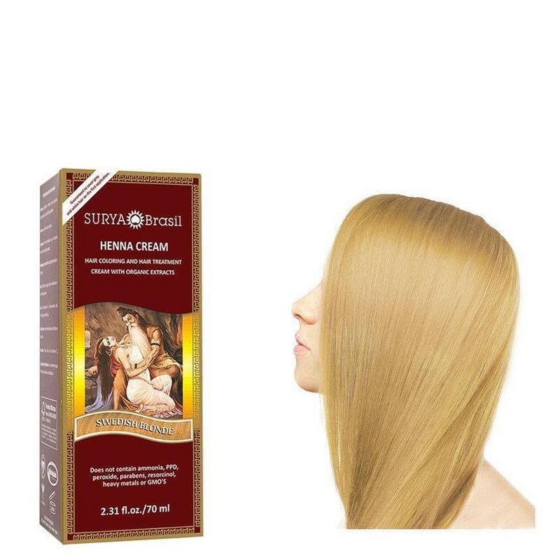 Surya Brasil Henna Haarfärbe Cream Swedish Blonde