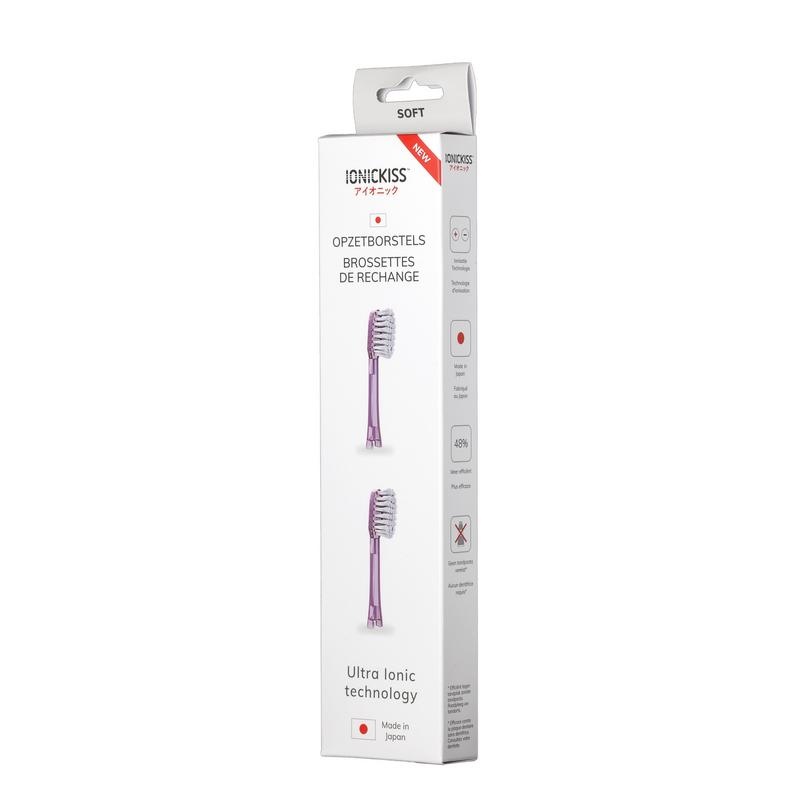 Ionickiss Ionickiss Bürstenköpfe soft pink (2 Stück)