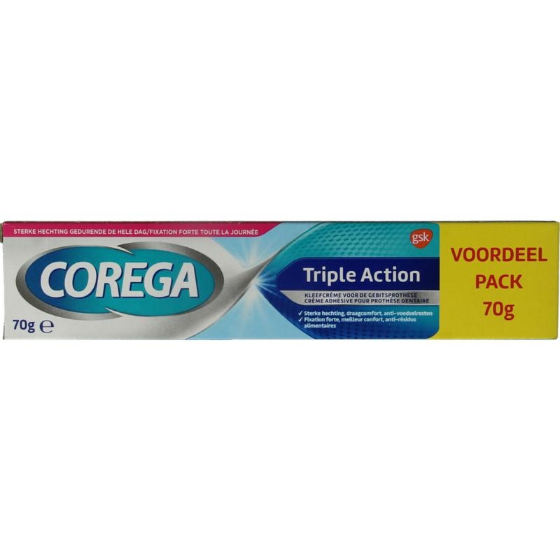 Corega Dreifach-KlebeCreme (70 Gramm)