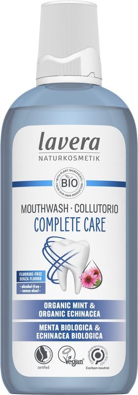 Lavera Mundwasser Komplettpflege fluoridfrei Bio (400 Ml)