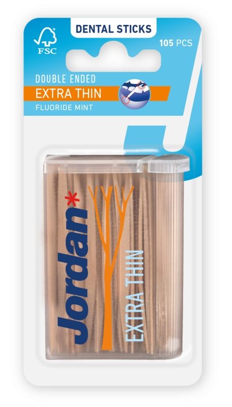 Jordan Jordan Zahnstocher extra dünn (105 Stück)
