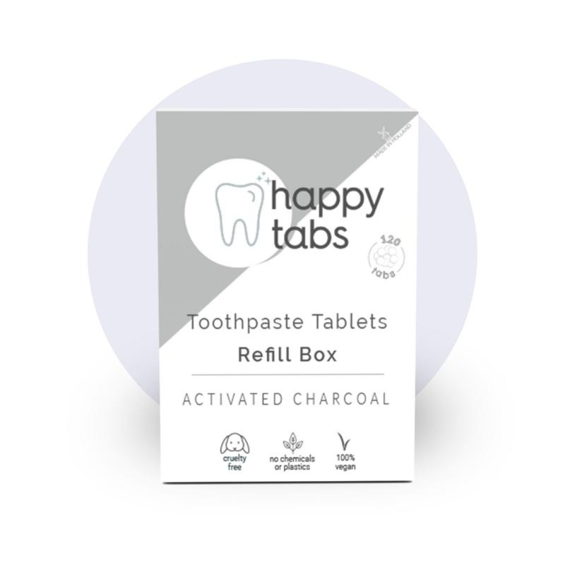 Happy Tabs Happy Tabs Zahnpastatabletten Minzkohle fluoridfrei nav (120 Tabletten)