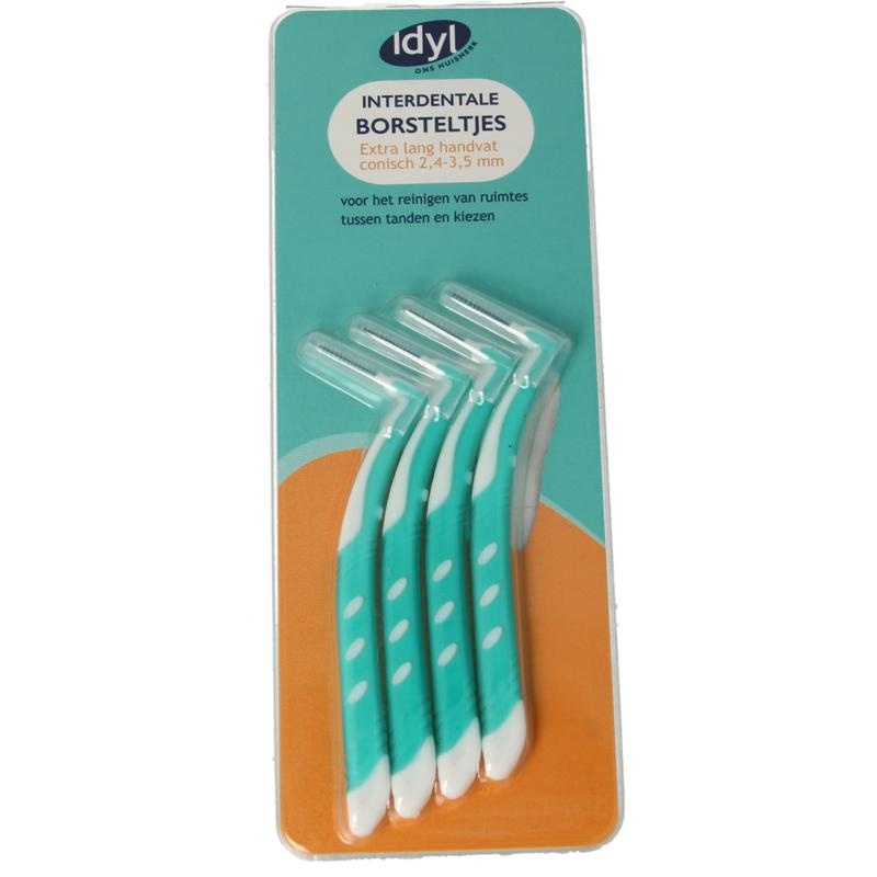 Idyl Interdentalbürste konisch extra lang XL 2,5 - 3 (4 Stück)