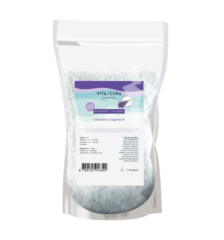 Vitacura Magnesiumsalzflocken Lavendel (150 Gramm)