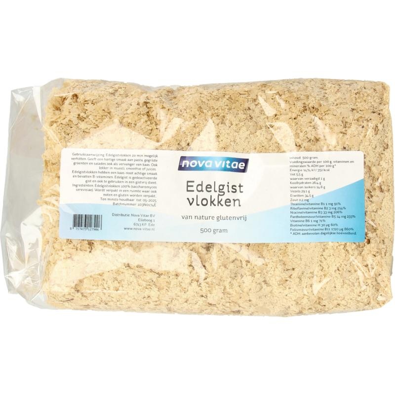 Nova Vitae Nährhefeflocken glutenfrei (500 Gramm)