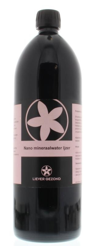 Liever Gezond Liever Gesundes Mineralwasser Nano-Eisen 20 ppm (1 Liter)