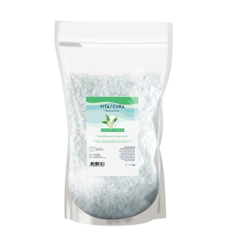 Vitacura Magnesiumsalzflocken Orangenblüte (1 kg)