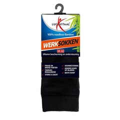 Lucovitaal Bamboo Walking-Arbeitssportsocken Größe 39-42 (1 Paar)
