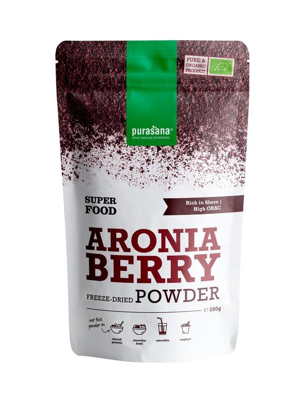 Purasana Aronia Aronia Pulver vegan bio (200 Gramm)