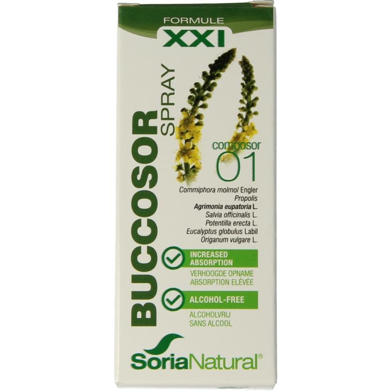 Soria Natural Soria Natural Composor 1 Buccosor Spray XXI (30 Ml)