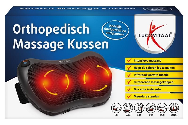 Lucovitaal Shiatsu-Massagekissen (1 Stück)