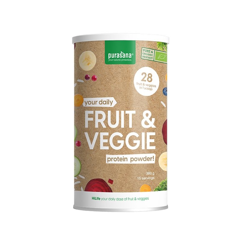 Purasana Purasana Fruit & Veggie Proteinpulver vegan bio (360 Gramm)