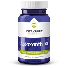Vitakruid Astaxanthin vegan aus nachhaltig gezüchteten Algen (60 Softgels)